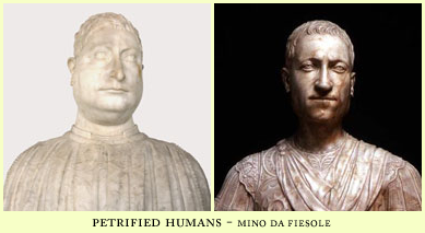 petrified humans
